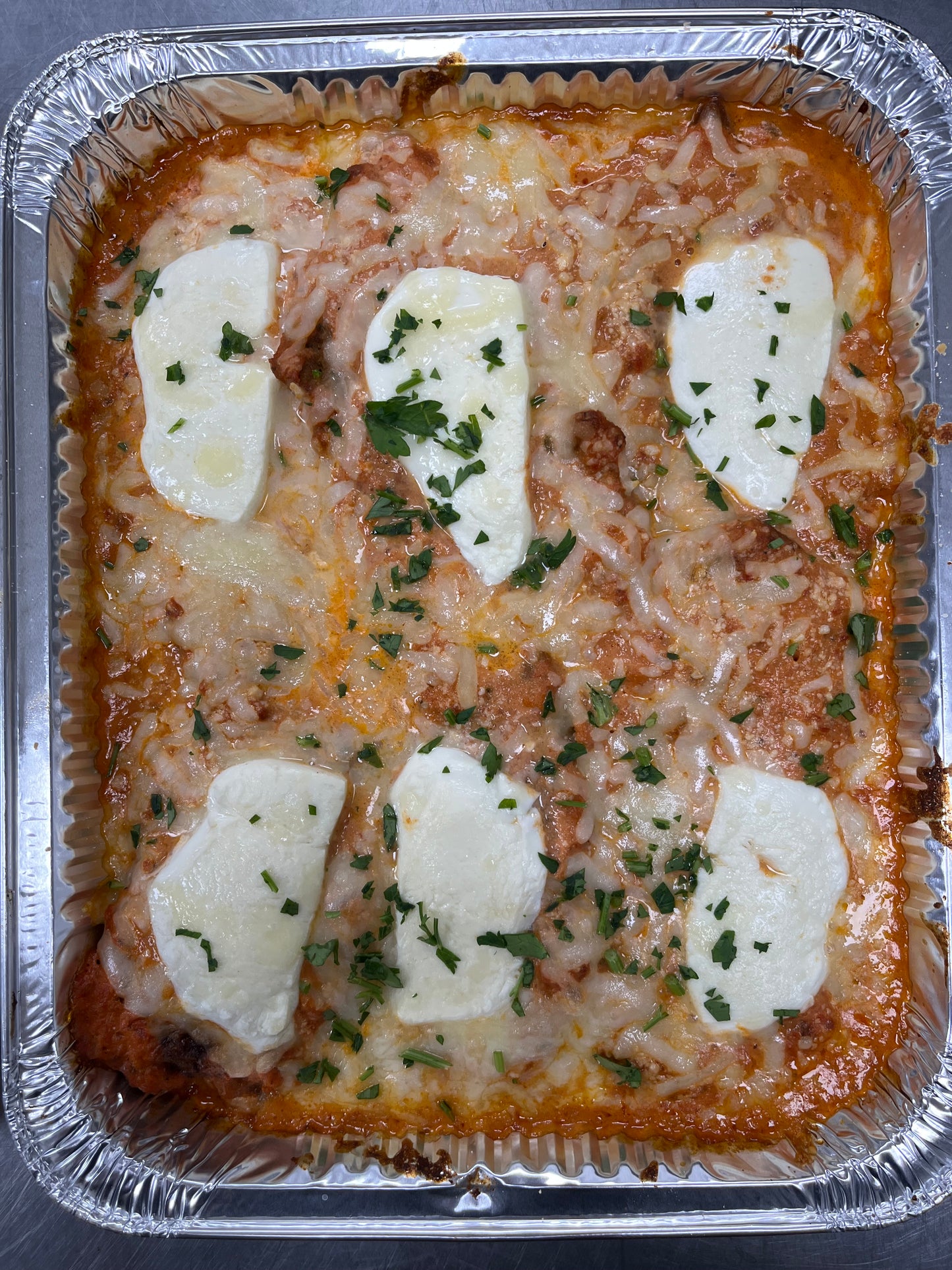 DRUNKEN CHICKEN PARM (FAMILY SIZE)