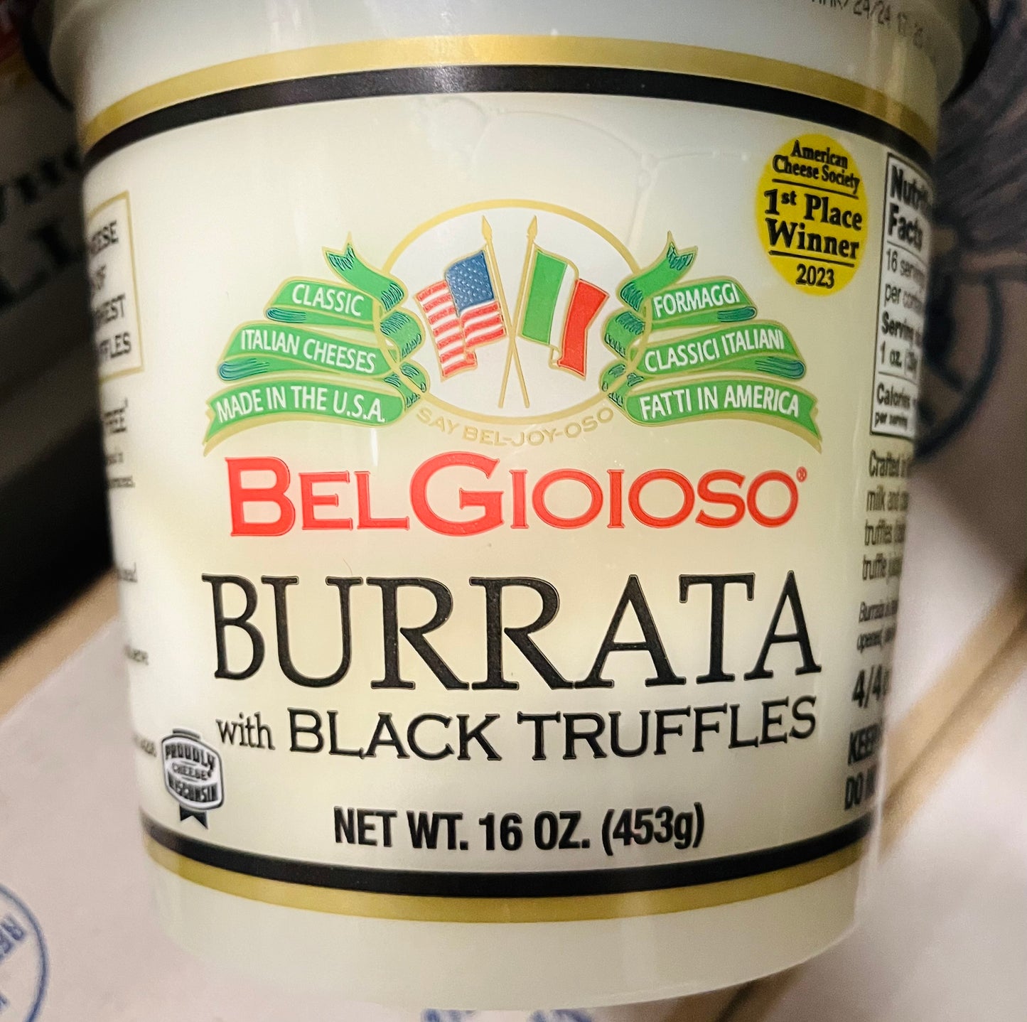 TRUFFLE BURRATA (16 OZ)