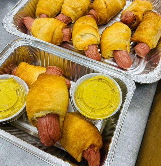 GREAT FOR KIDS! JUMBO PIGS IN A BLANKET $2 EACH!